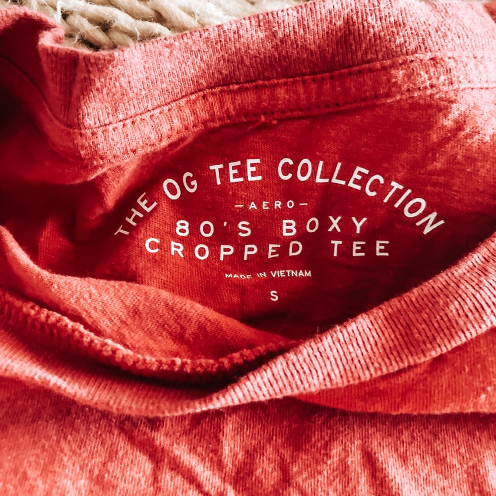 red crop top